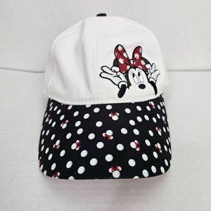 Minnie Mouse Embroidered Hat Cream Color Youth Size Disney Parks